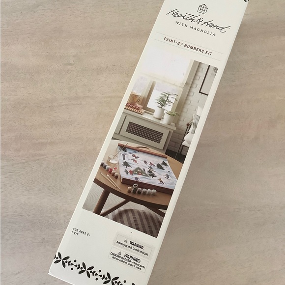 Hearth Hand Magnolia Ski Scene Paint-by-Numbers Art Kit - Picture 9 of 9